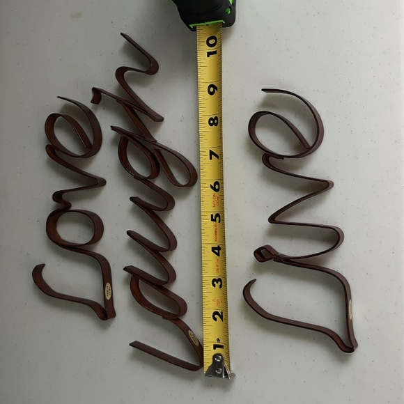LOVE LAUGH LIVE Metal Wall Decor - Picture 2 of 5